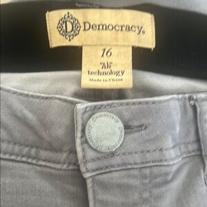 Democracy Light Gray Denim